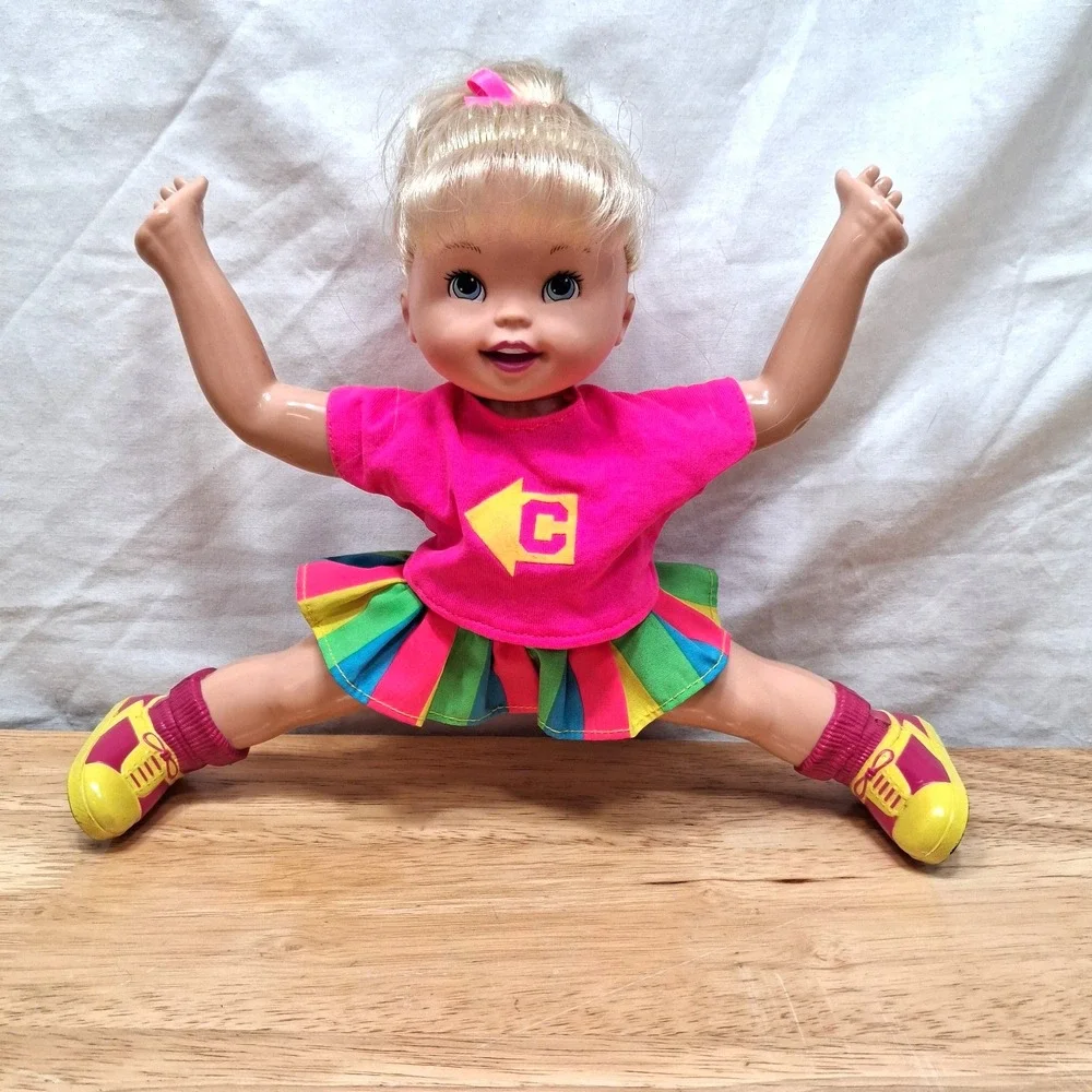 Toy Biz Vintage 1997 Casey Cartwheel Cheerleader Retro Doll 90s Replacement